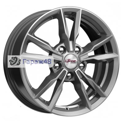 iFree Ikigai R16 / 6.5J PCD 5x114.3 ET 50 ЦО 67.1 Литые Темно-серебристый