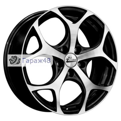 iFree Tortuga R17 / 7J PCD 5x112 ET 45 ЦО 66.6 Литые Черный глянцевый с полированной лицевой поверхностью